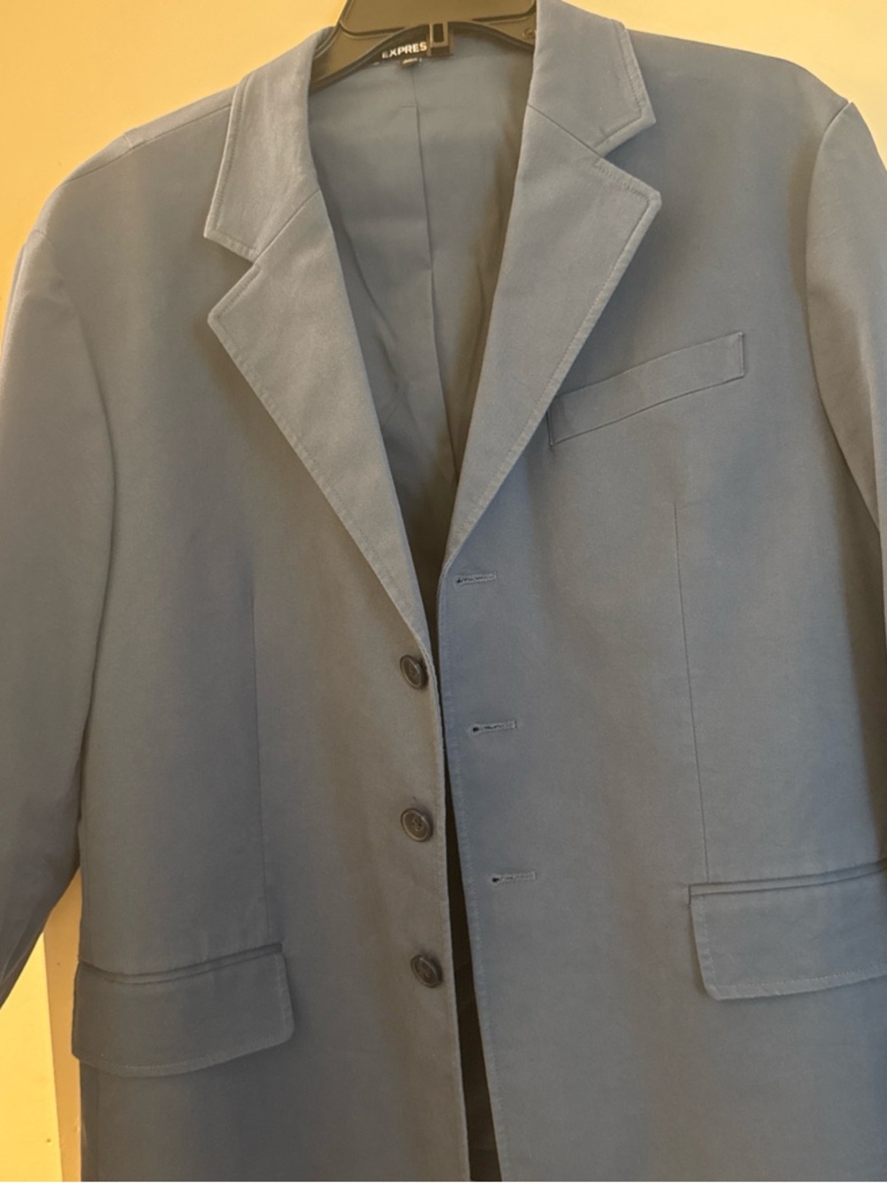 Express Men's Navy Dress Shirt